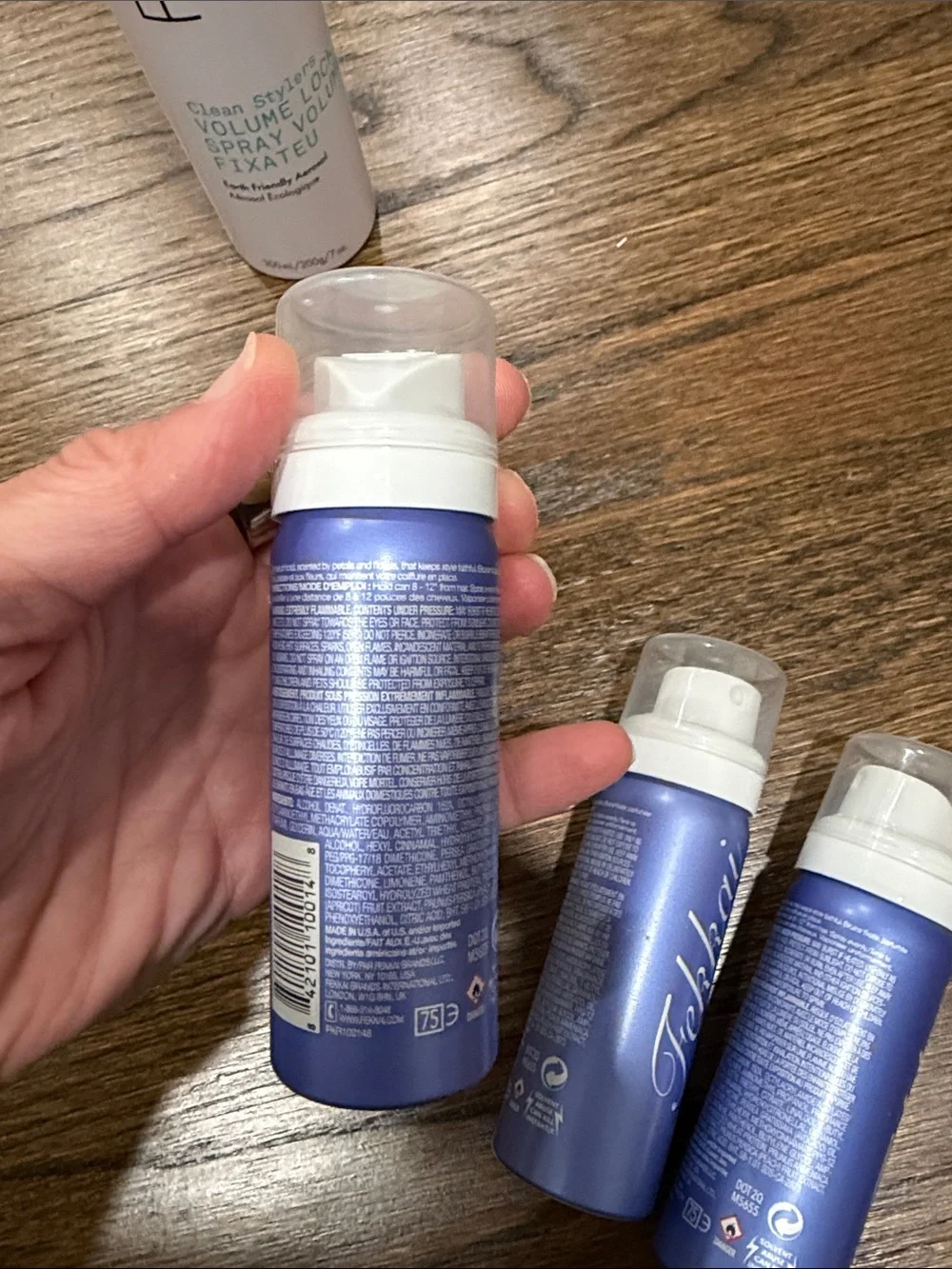 Fekkai Volume Lock Hairspray, sheer hold hairspray, shine/anti frizz conditioner